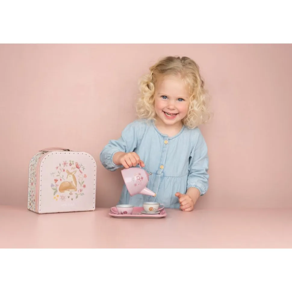 Valise service à thé - fairy garden