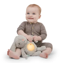 Veilleuse bébé, doudou lapin, peluche sylvie, musicale, lumineuse, bruits blanc