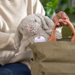 Veilleuse bébé, doudou lapin, peluche sylvie, musicale, lumineuse, bruits blanc