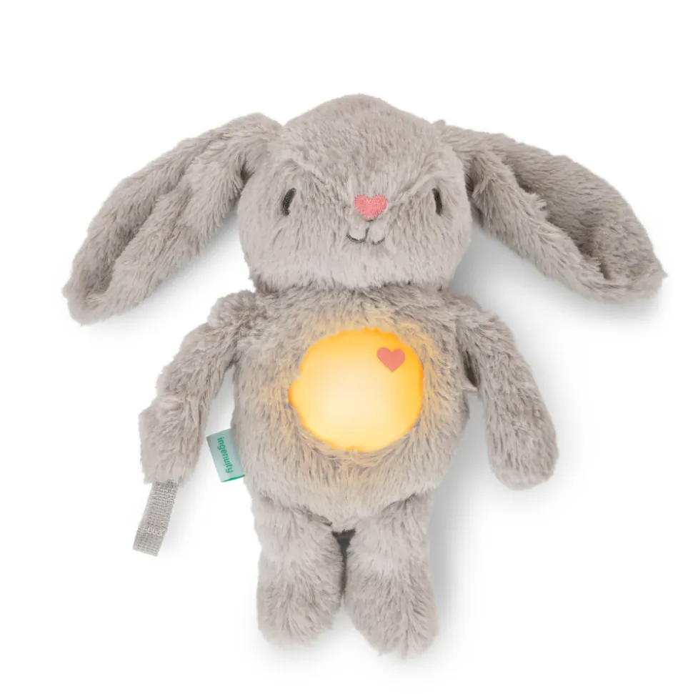 Veilleuse bébé, doudou lapin, peluche sylvie, musicale, lumineuse, bruits blanc