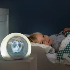 Veilleuse bébé lou le hibou gris