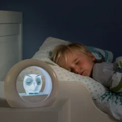 Veilleuse bébé lou le hibou gris