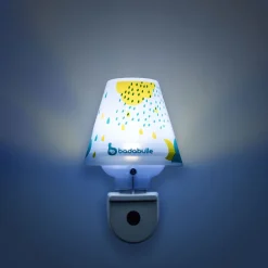 Veilleuse bébé murale gouttes bleues