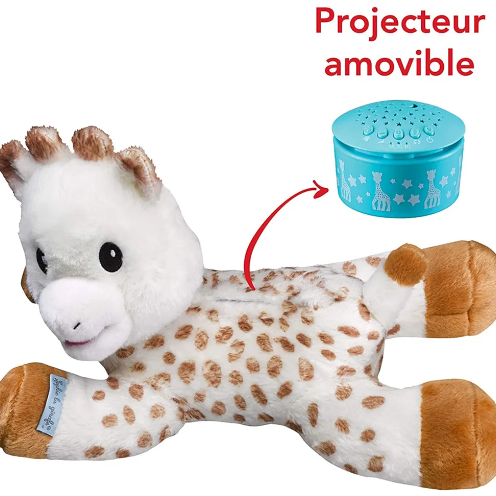 Veilleuse bébé peluche light & dreams sophie la girafe