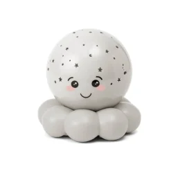 Veilleuse bébé projection plafond pieuvre twinkles to go gris