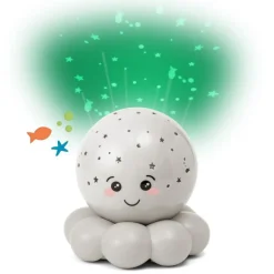 Veilleuse bébé projection plafond pieuvre twinkles to go gris