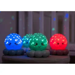 Veilleuse bébé projection plafond pieuvre twinkles to go bleu pastel