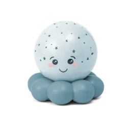 Veilleuse bébé projection plafond pieuvre twinkles to go bleu pastel