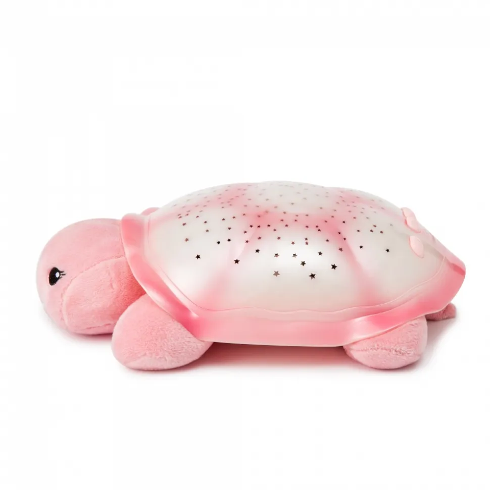 Veilleuse bébé projection plafond musicale tortue twinkling twilight rose