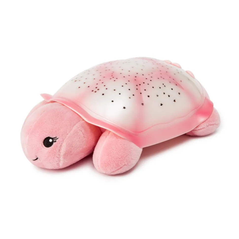 Veilleuse bébé projection plafond musicale tortue twinkling twilight rose