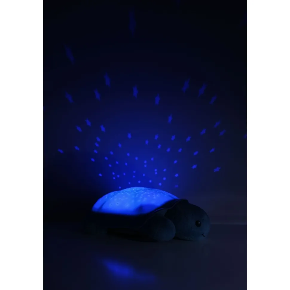 Veilleuse bébé projection plafond musicale tortue twinkling twilight aqua
