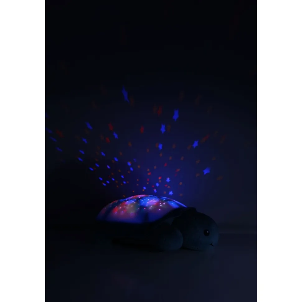 Veilleuse bébé projection plafond musicale tortue twinkling twilight aqua