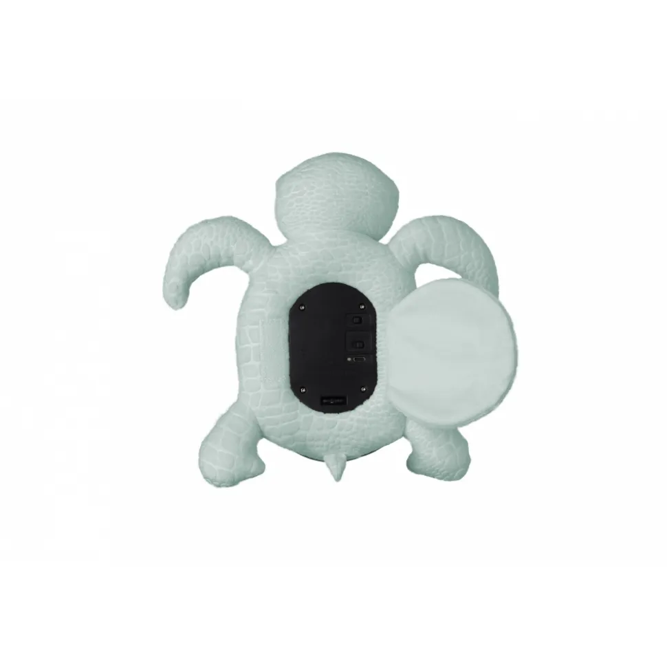 Veilleuse bébé projection plafond musicale tortue tranquille aqua - rechargeable