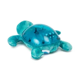Veilleuse bébé projection plafond musicale tortue tranquille aqua - rechargeable