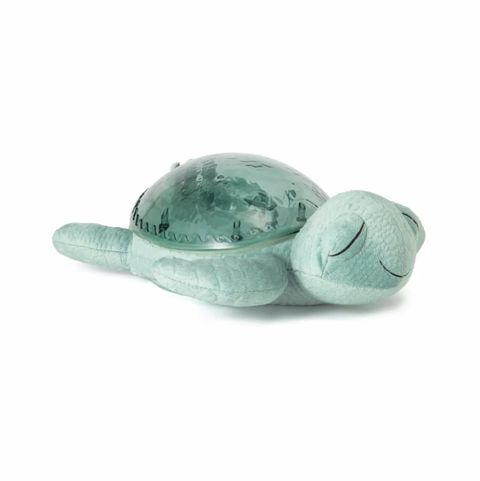 Veilleuse bébé projection plafond musicale tortue tranquille verte - rechargeable