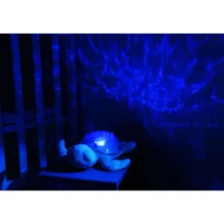 Veilleuse bébé projection plafond musicale tortue tranquille océan - rechargeable