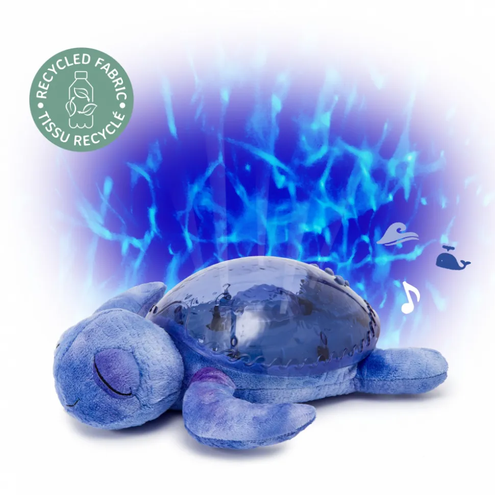Veilleuse bébé projection plafond musicale tortue tranquille océan - rechargeable