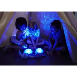 Veilleuse bébé projection plafond musicale tortue tranquille océan - rechargeable