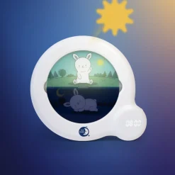 Veilleuse bébé réveil kid sleep essential blanc
