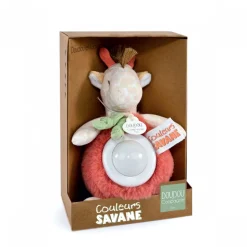 Veilleuse couleurs savane girafe