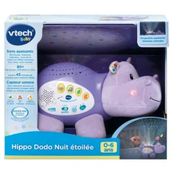 Veilleuse hippo dodo nuit etoilée