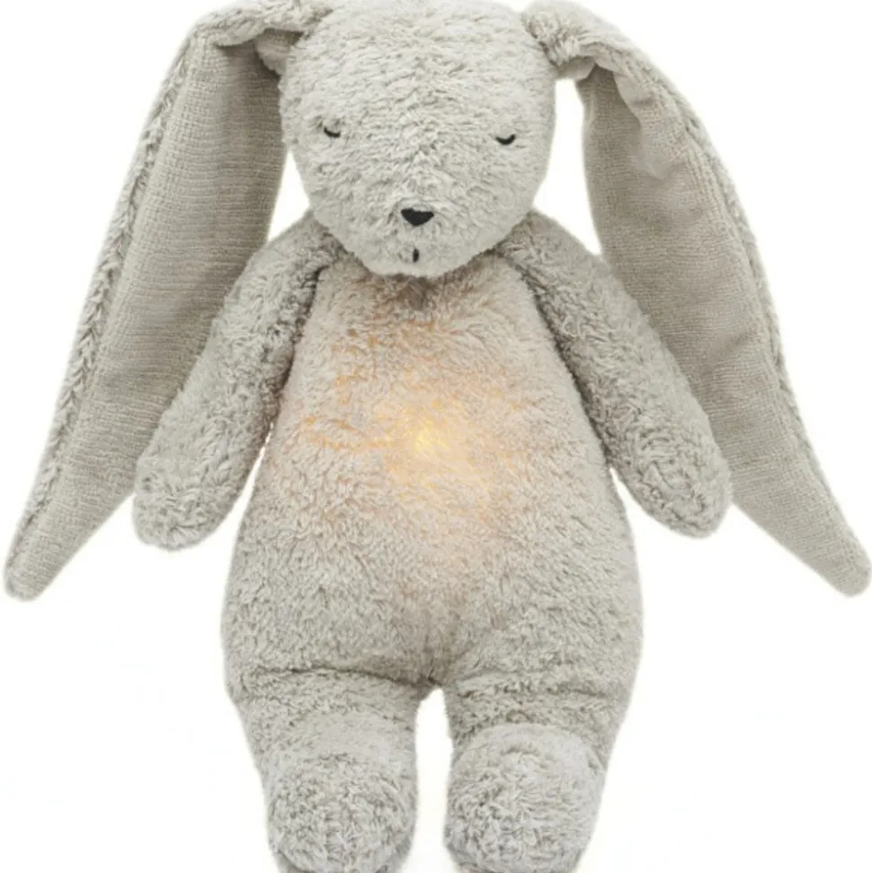 Veilleuse lapin nature bio avec sons & lumières gris