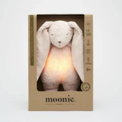 Veilleuse lapin nature bio avec sons & lumières rose