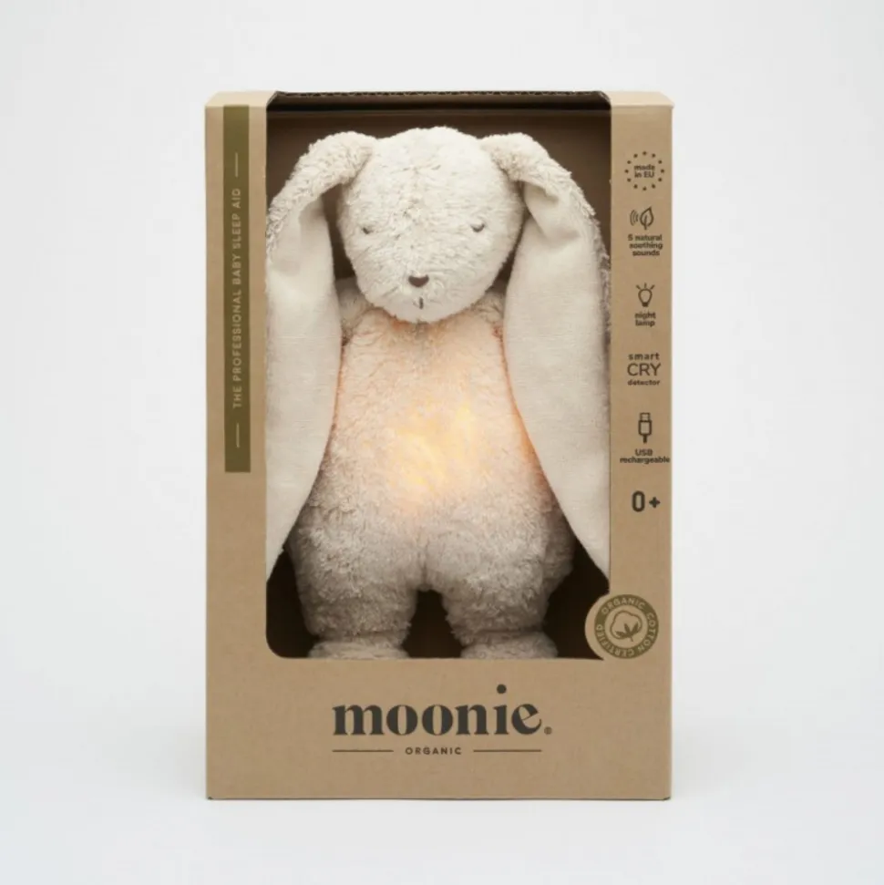 Veilleuse lapin nature bio avec sons & lumières sable
