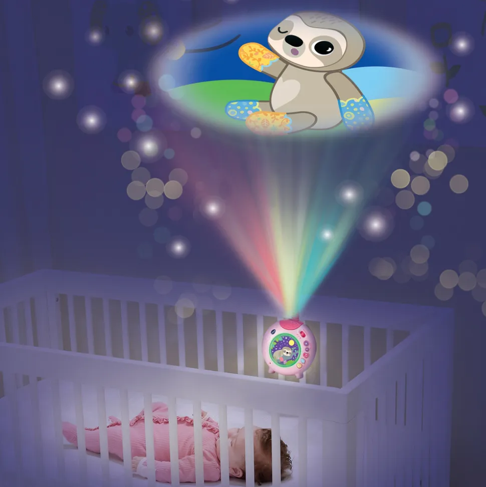 Veilleuse lumi nuit enchantée rose