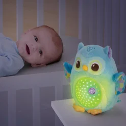 Veilleuse ma lumi chouette bleu
