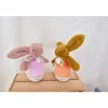 Veilleuse musicale culbuto lapin doudou blanc