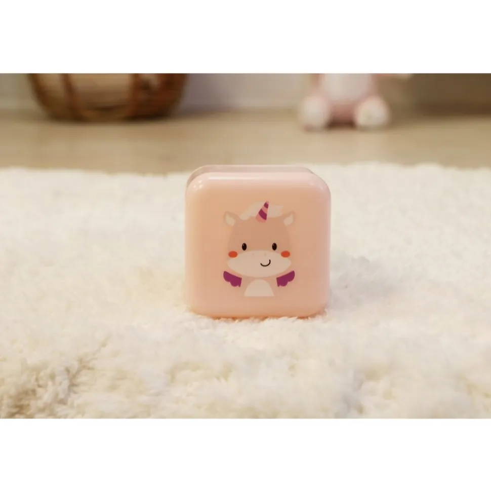 Veilleuse nomade bébé cube b lily la licorne