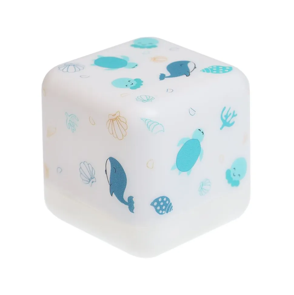 Veilleuse nomade bébé cube b océan