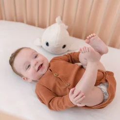 Veilleuse peluche bruits blancs béluga