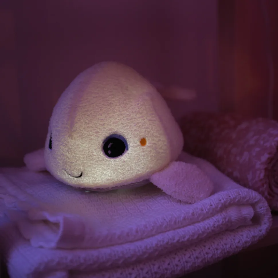 Veilleuse peluche bruits blancs béluga