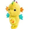 Veilleuse peluche hippocampe jaune
