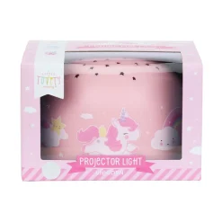 Veilleuse projecteur d’étoiles enfant licorne