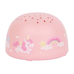 Veilleuse projecteur d’étoiles enfant licorne