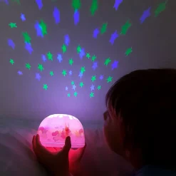 Veilleuse projecteur d’étoiles enfant licorne