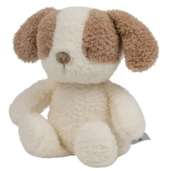 Veilleuse sleepy peluche chien bouclette ecru