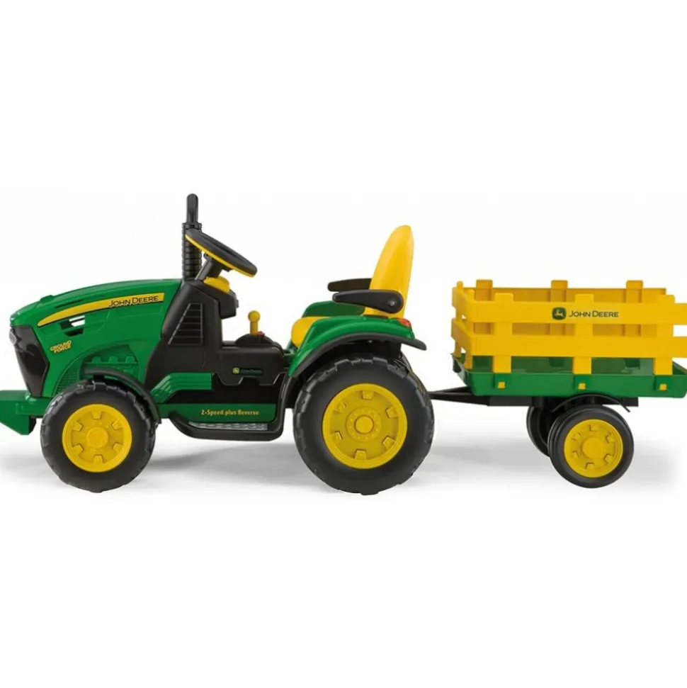 Véhicule tracteur enfant électrique john deere ground force 12v