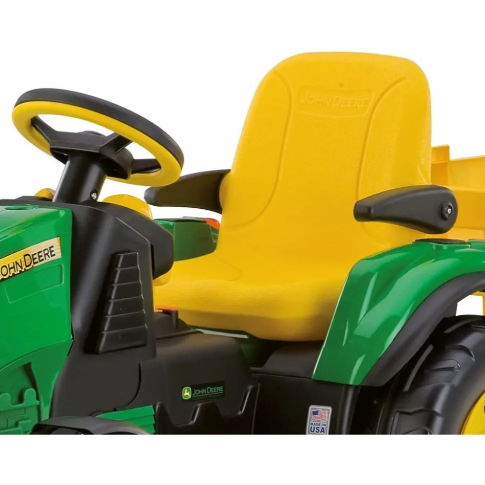 Véhicule tracteur enfant électrique john deere ground force 12v