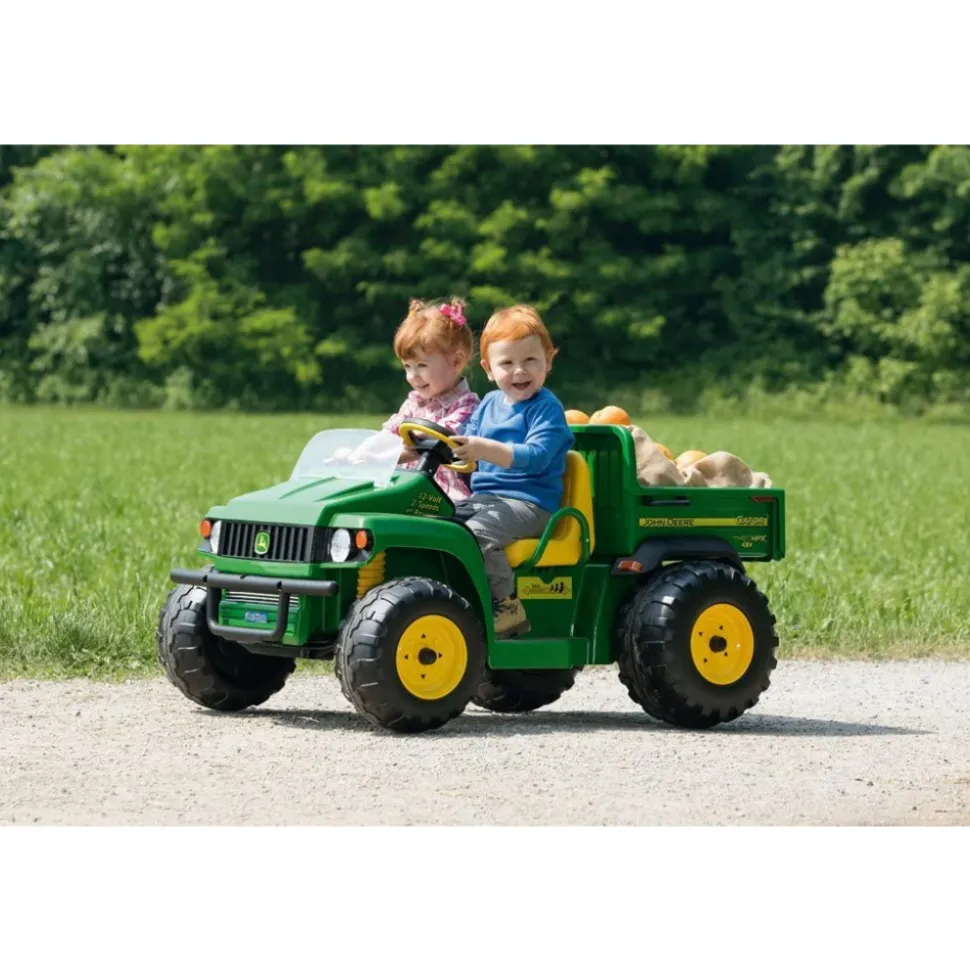 Véhicule tracteur enfant électrique john deere gator 12v