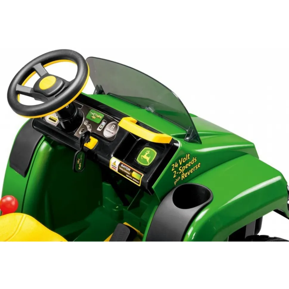 Véhicule tracteur enfant électrique john deere gator 12v
