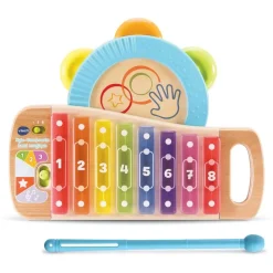 Xylophone et tambourin lumi magique